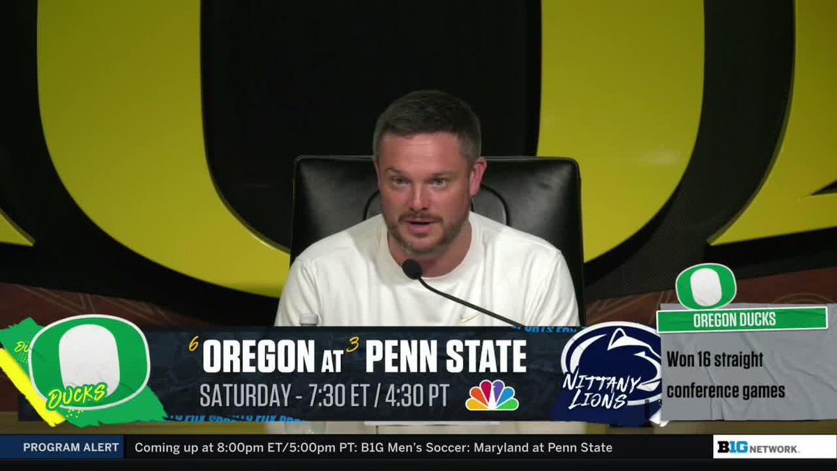 "Play the game, not the occasion" 🗣️ Dan Lanning on White Out at No. 3 Penn State