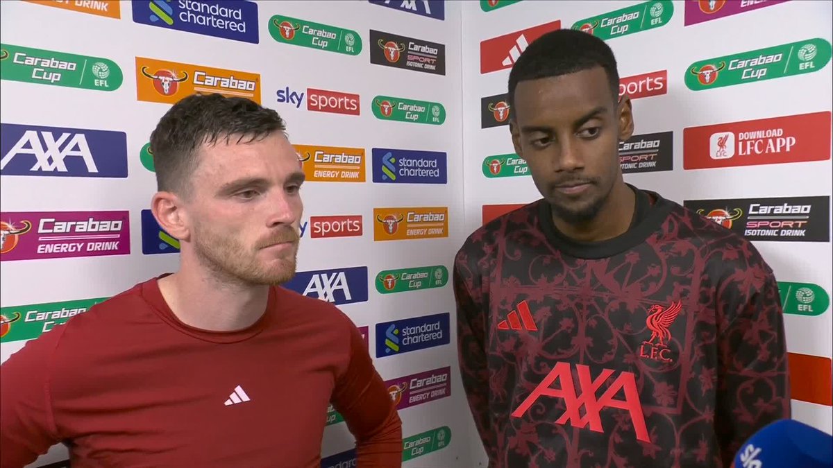 "The first chance should've been a goal!" 😅 Alexander Isak reacts to scoring his first goal for Liverpool ⚽️
