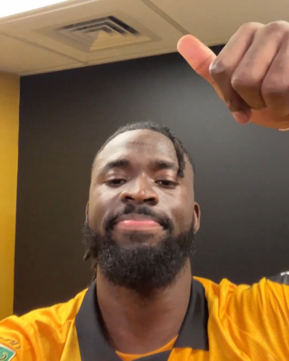 A message from the man who sealed the win 🤳