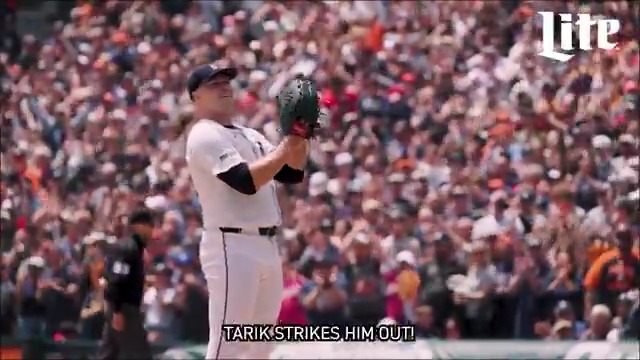 Best in the world on the mound for your Tigers tonight. Miller Lite Moments called by Carlos Guillén A.
