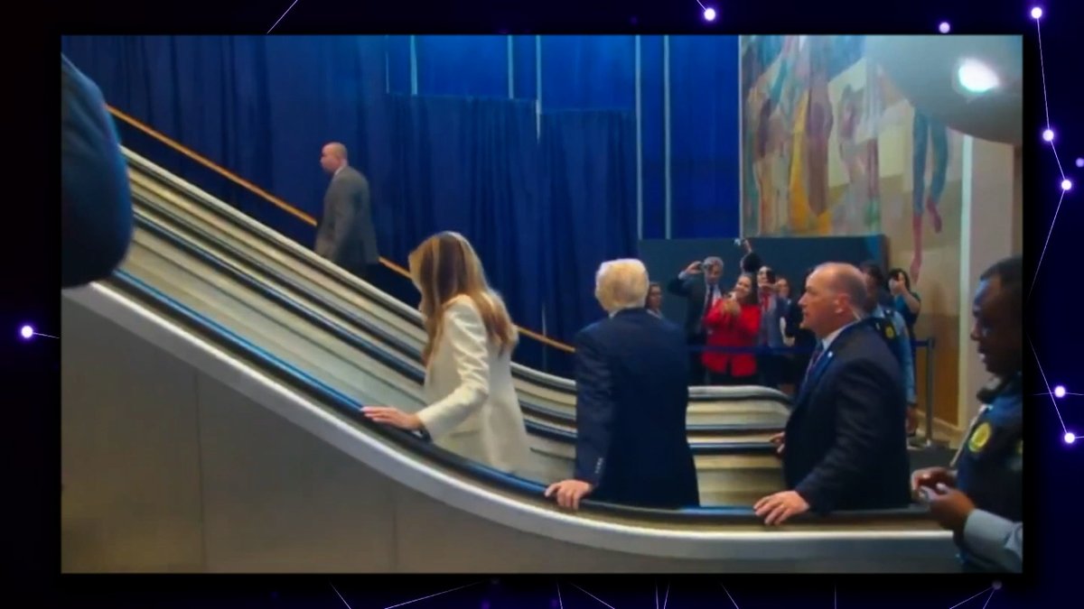 SABOTAGE: Escalator At The UN HQ Stops Abruptly When Trump Steps Onto It, And Teleprompter Malfunctions Before He Begins Speaking