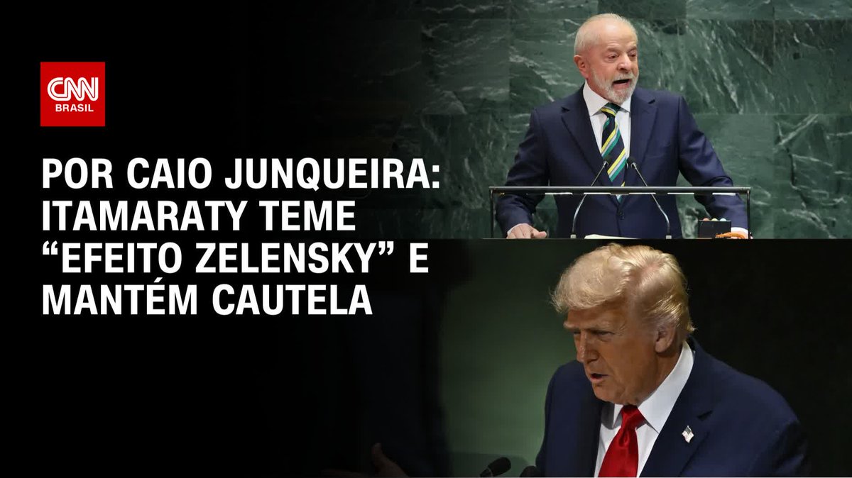 Por Caio Junqueira: Itamaraty teme “efeito Zelensky” e mantém cautela; assista #CNNBrasil