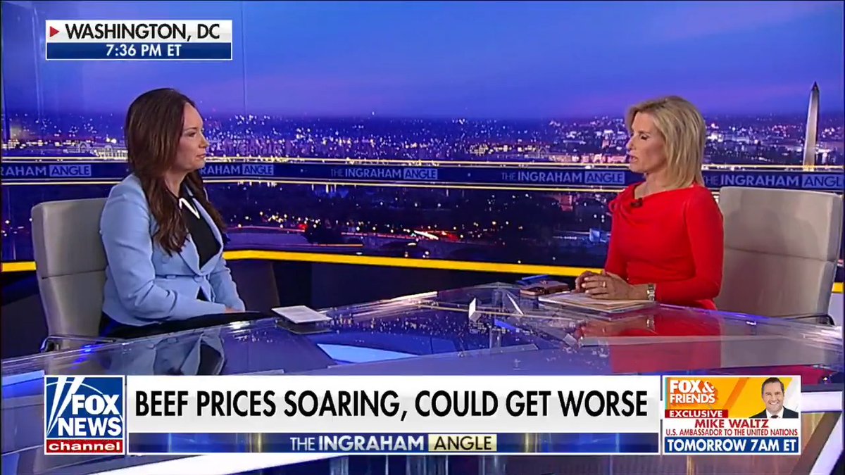 We’ve offshored our food. Secretary Brooke Rollins: “Our beef cattle, our citrus, so much of this we’re now importing from other countries like Mexico. If we can’t feed ourselves, this is a national security issue that has to be solved.”