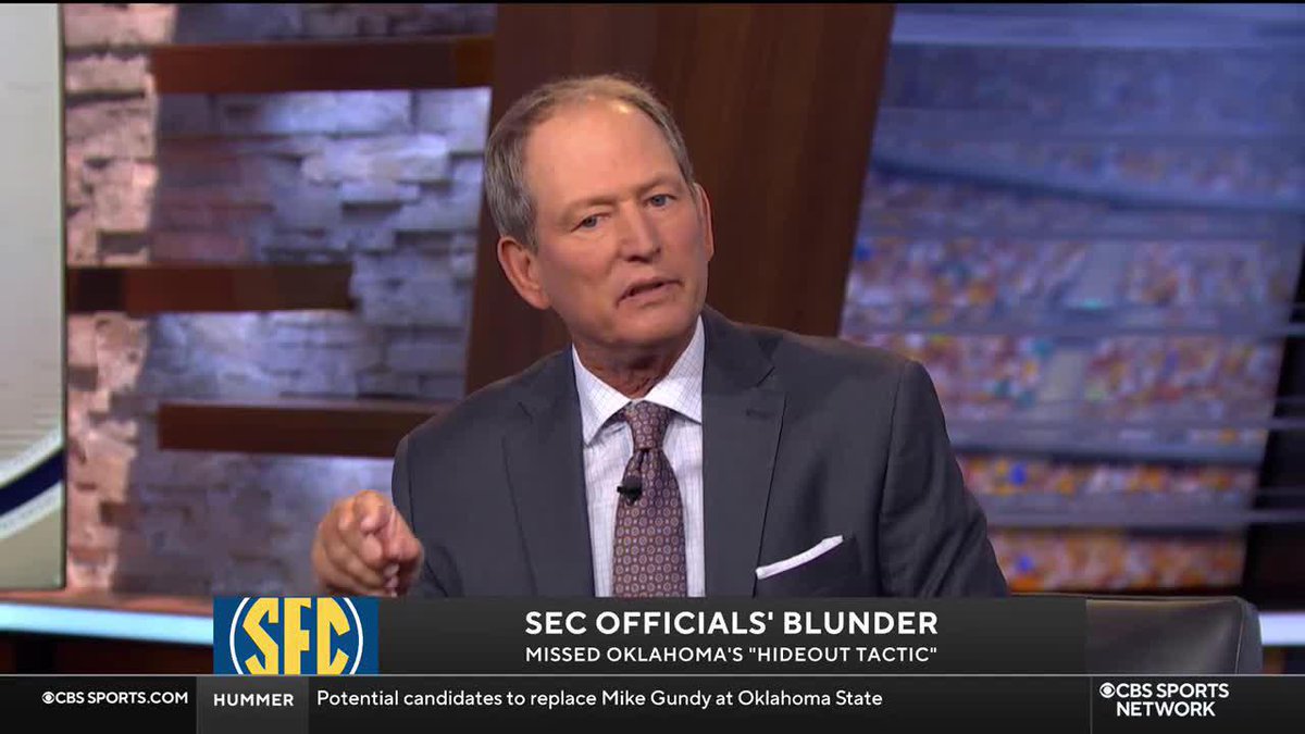 "I think Brent Venables and this coaching staff are as culpable as the officials are." Rick Neuheisel says Oklahoma's coaching staff should've let the officials know of their plans to use the "hideout tactic" before doing it.