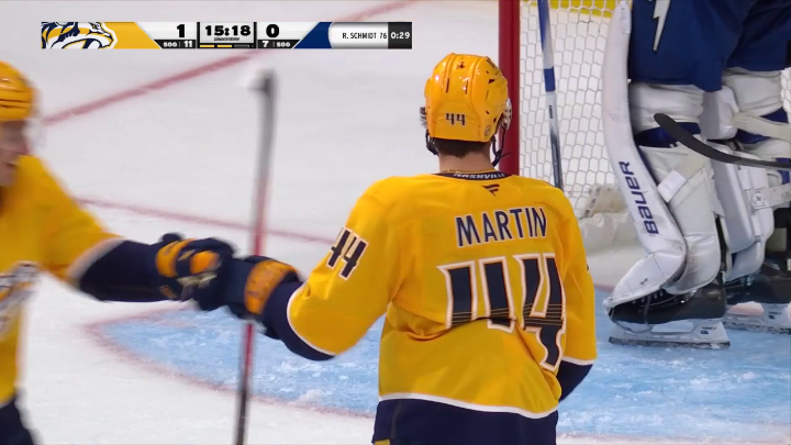 2025 fifth overall pick Brady Martin already has two goals tonight...