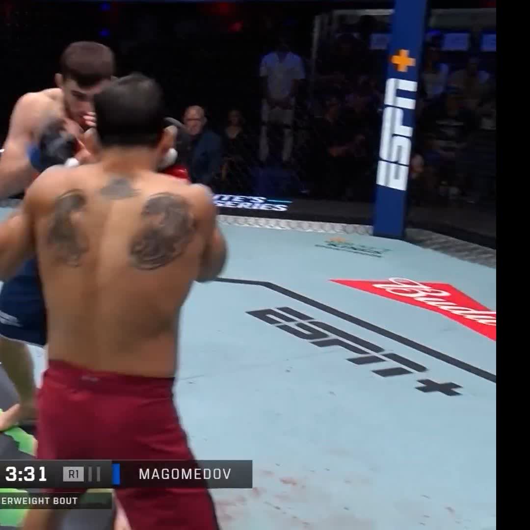 The power in his hands 👊 Murtazali Magomedov gets the finish early in this one! #DWCS