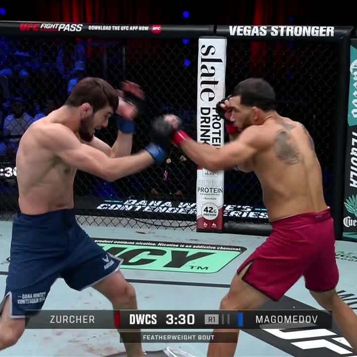Murtazali Magomedov gets it done in one 👏 #DWCS
