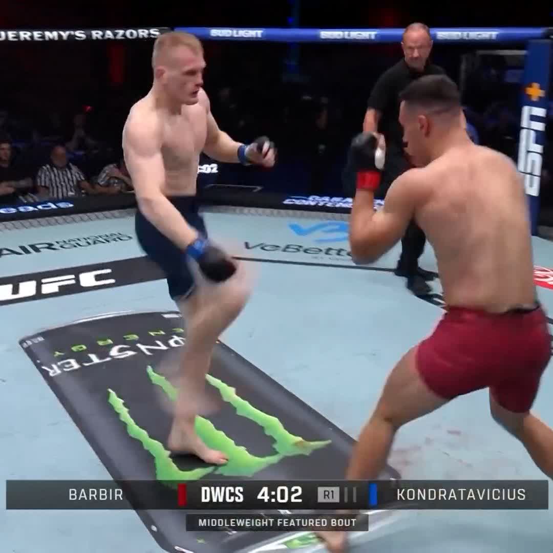 MANTAS KONDRATAVICIUS FIRST ROUND KNOCKOUT! #DWCS