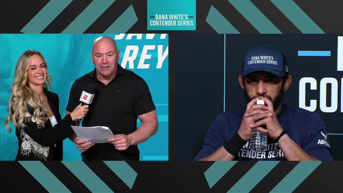 🇨🇴👏 ¡COLOMBIA EN LA UFC! Javier 'Blair' Reyes tuvo el SÍ de Dana White y firmará su contrato. ▶ Mirá la 👊 Dana White's Contender Series en el Plan Premium de #DisneyPlus