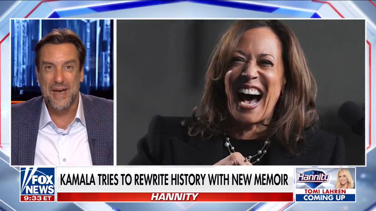 Gavin Newsom told Kamala Harris he was hiking and would call her back. She says he never called her back. Even Trump called her back! I discussed the disaster of book tour rollout for Kamala with Sean Hannity 🇺🇸: