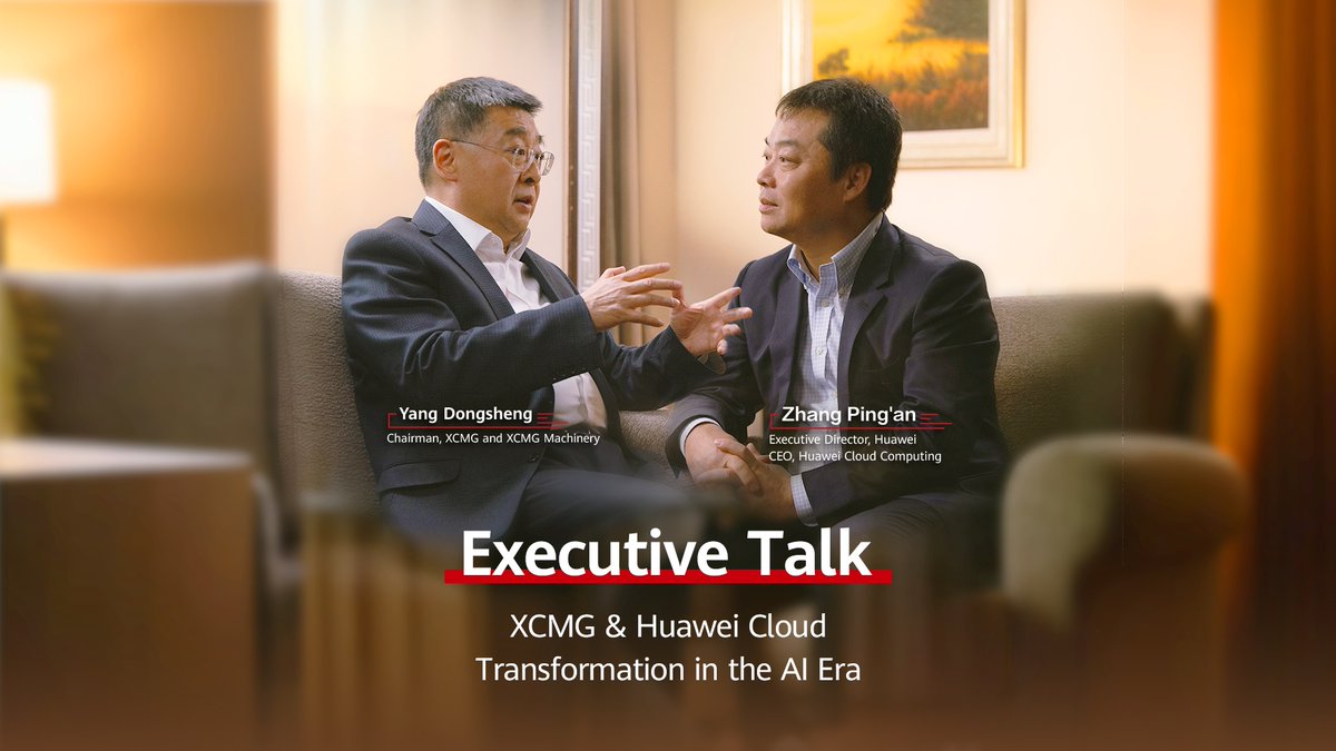 Without digital transformation, globalization lacks its full potential. At HUAWEI CONNECT 2025 in Shanghai, Yang Dongsheng, Chairman of XCMG, and Zhang Ping'an, Executive Director of the Board, Huawei &amp; CEO of Huawei Cloud, discuss AI's role in systematic transformation.