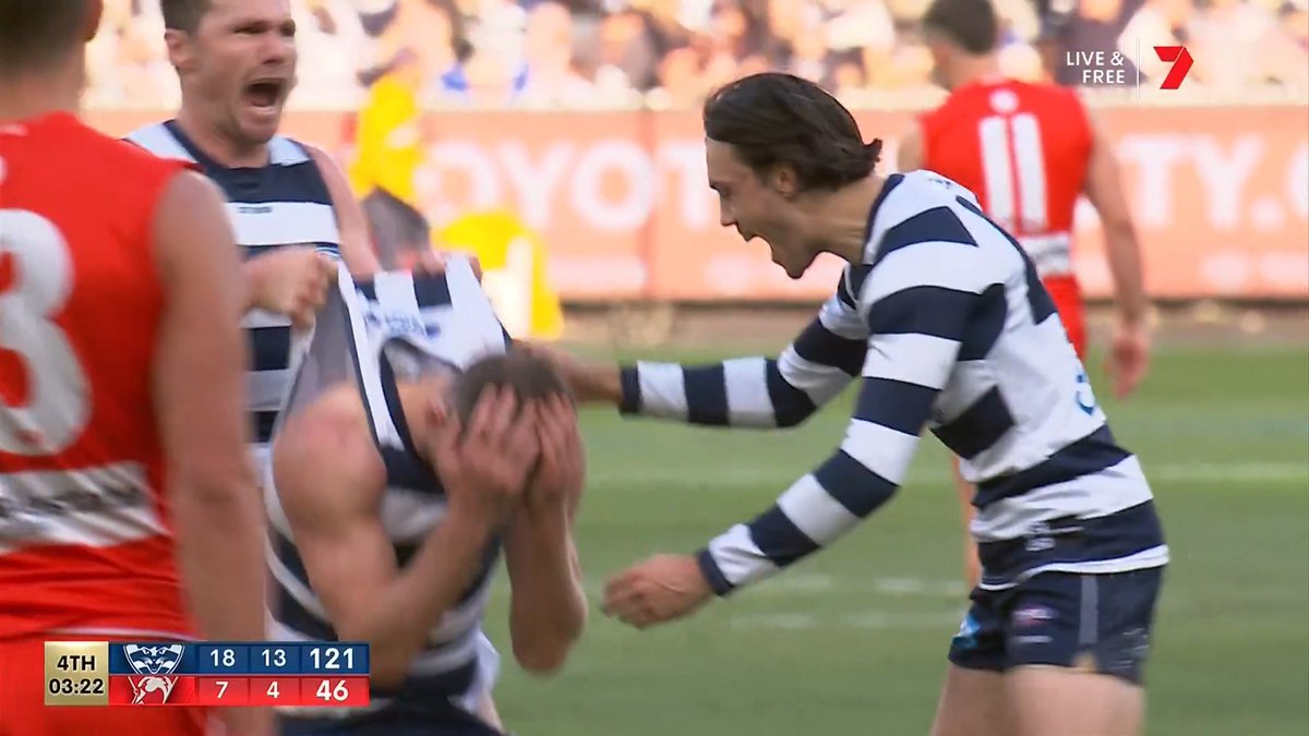 One for Geelong fans to enjoy 😺 Sit back and relive every Cats goal from the 2022 Grand Final...