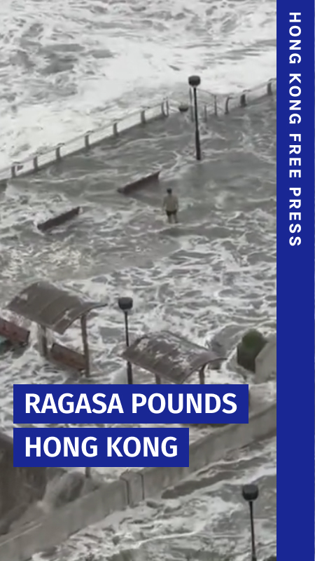 Super Typhoon #Ragasa: Hong Kong remained on its highest storm alert on Wednesday, as residents were warned to remain indoors. Full coverage: