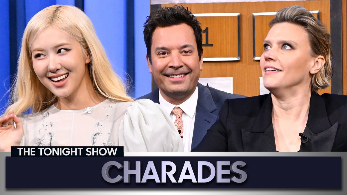Charades w/ ROSÉ and Kate McKinnon! #FallonTonight