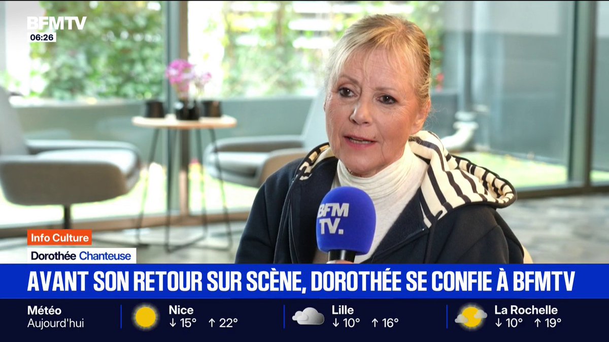 🗨️ "Comme l'arrêt a été brutal, il a fallu que la vie reprenne un autre cours" À 72 ans, Dorothée se confie à BFMTV sur sa carrière avant son retour sur scène
