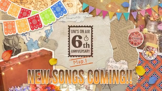 【UNI'S ON AIR 6th ANNIVESARY】 楽曲追加を記念して、アプリ内で一度だけ流れるムービーを公開します📹🎤 続々と追加される楽曲をお楽しみに✨ #ユニエア6周年 #ユニエア