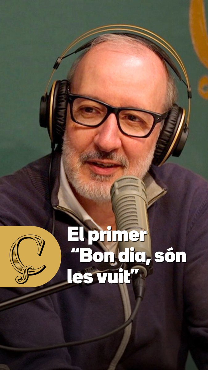 Antoni Bassas va arrencar el primer programa dient “Bon dia, són les vuit” i el va acabar fent gàrgares de mel i llimona. #LaRenaixença3Cat