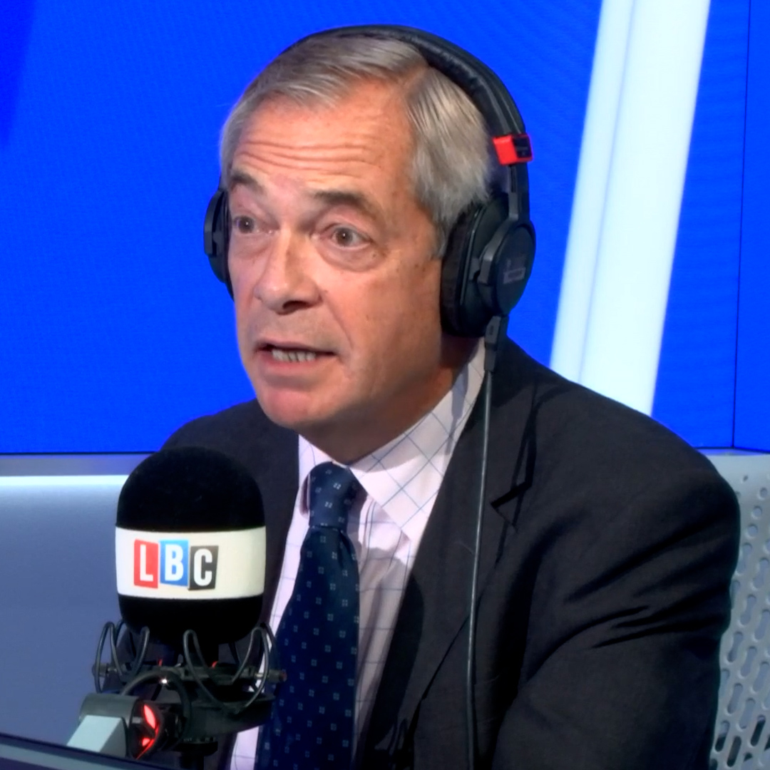 "We were told thalidomide was a safe drug and it wasn't..." Nigel Farage says he has 'no idea' if Donald Trump is right about paracetamol being linked to autism.
