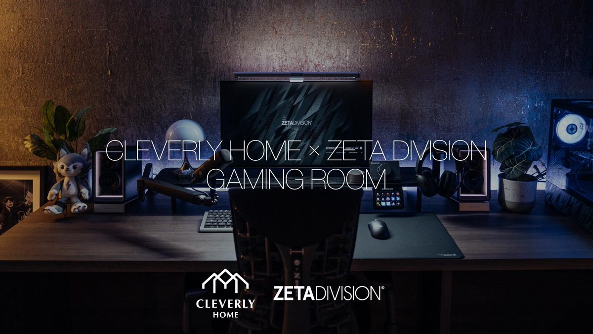 ⚡️CLEVERLY HOME × ZETA DIVISION GAMING ROOM⚡️ この度ZETA DIVISIONは、住宅メーカーの「クレバリーホーム」とコラボレーションし、『CLEVERLY HOME × ZETA DIVISION GAMING ROOM』を発表いたします🏠 詳しくは10月6日(月)に公開されるwebサイトをチェック！ 📝