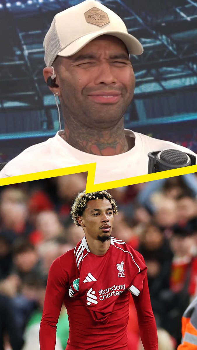 🤨 "Why is that rule even there??" 😠 "It's ridiculous! What purpose is it serving??" Jermaine Pennant hates the rule that saw Hugo Ekitike sent off for #LFC