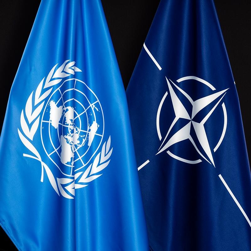 NATO and the 🇺🇳 United Nations share a commitment to maintaining international peace and security #UNGA | United Nations