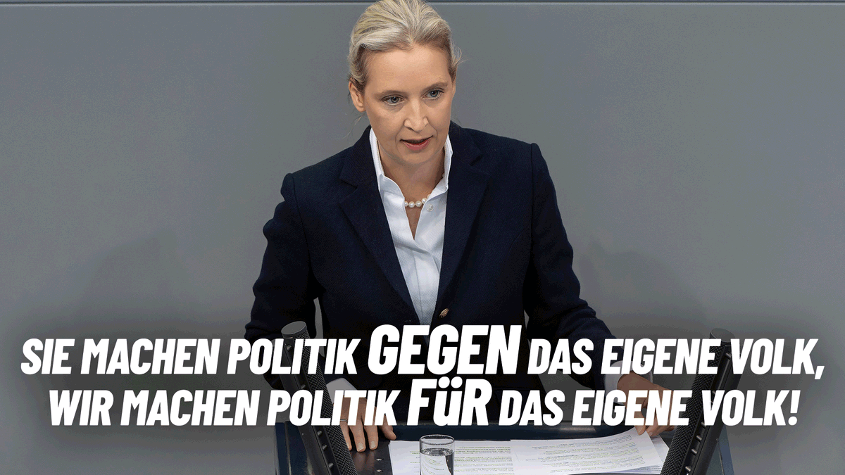 "Sie machen Politik gegen das eigene Volk – wir machen Politik für das eigene Volk. Das unterscheidet uns elementar von Ihnen!"