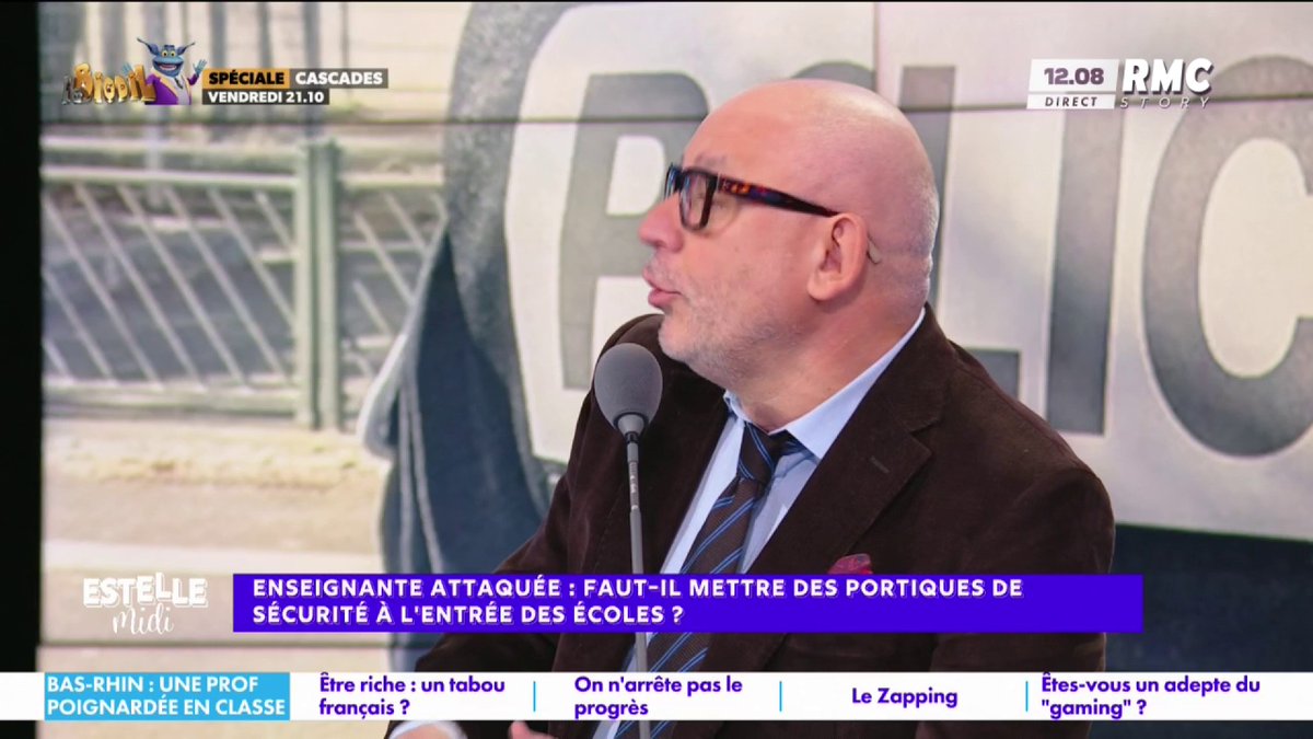 👮 Enseignante attaquée 🎙️ frédéric hermel🇫🇷 : "On est dans une culture du couteau qui est en train de s'installer... On a l'impression que tout le monde en a un ! On en était où, nous, quand on avait 14 ans ? Que s'est-il passé dans la société..." #EstelleMidi