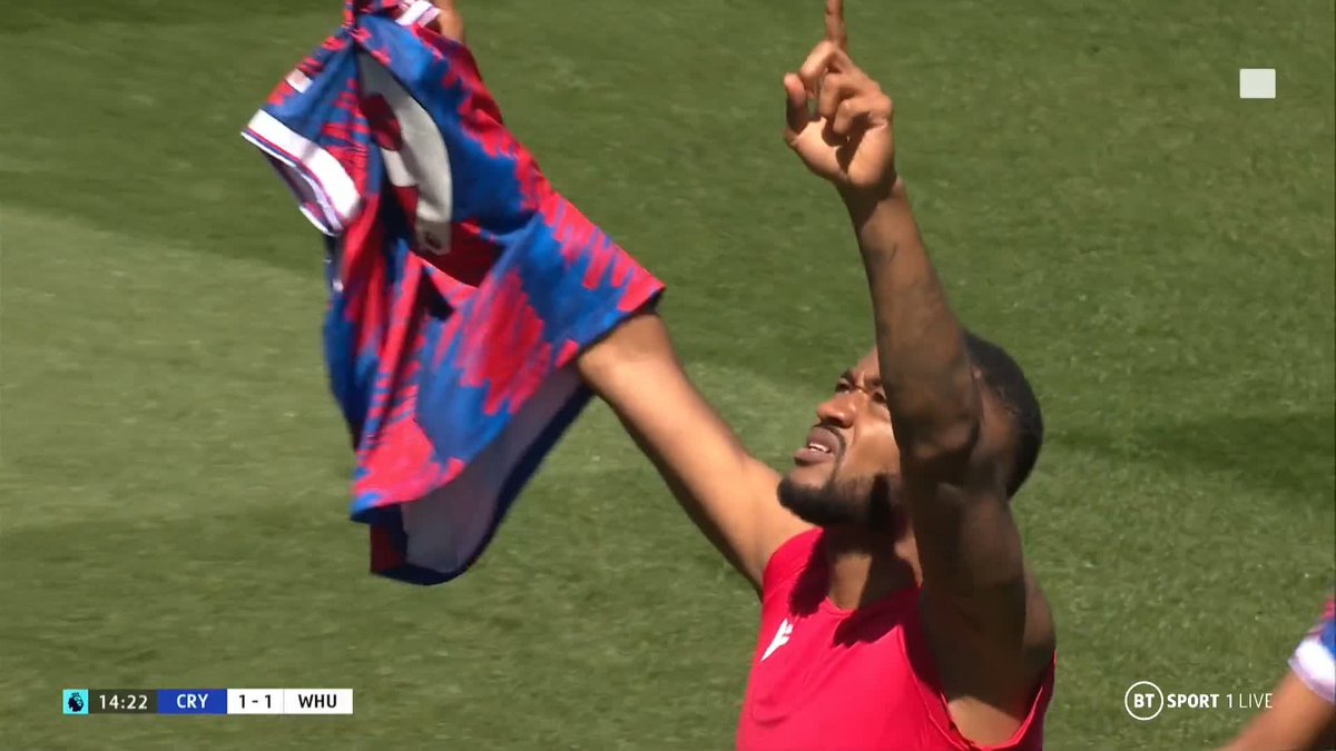 You'll never be Jordan Ayew who did this in the first half to make it 1-1