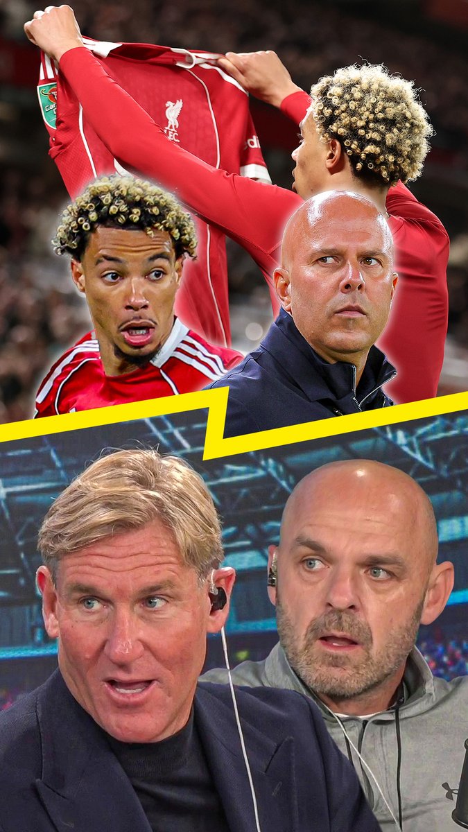 👏 Simon: "It's honesty and authenticity... nice to hear it!" 🙏 Danny: "It's so refreshing to not jump to his defence!" Simon Jordan and Danny Murphy hail Arne Slot for publicly calling Ekitike 'stupid' for getting sent off after taking off his #LFC shirt.