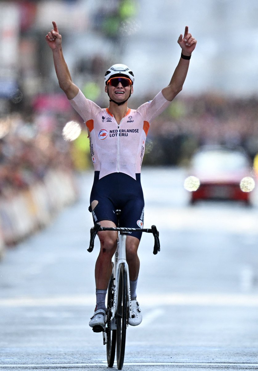 When Mathieu van der Poel dropped Pogacar and van Aert, crashed and still WON the world championships in 2023 ๐คฏ๐ฅ๐