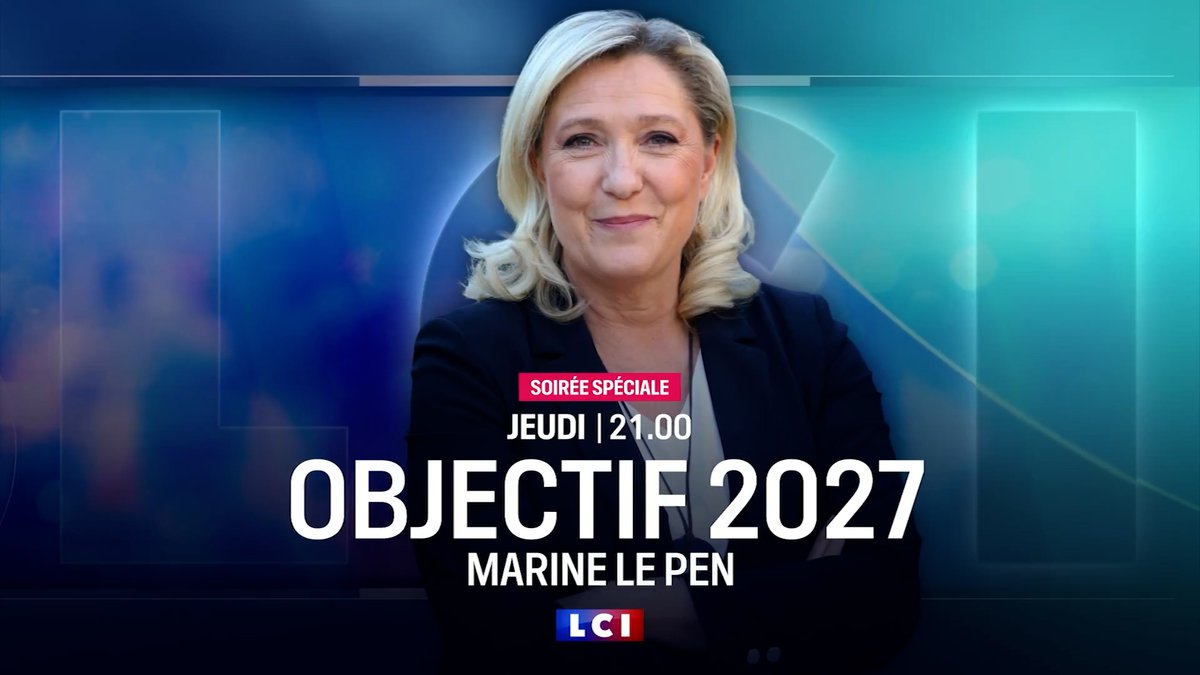 Ce jeudi, je serai l’invitée de Darius Rochebin pour « Objectif 2027 », à partir de 21h sur LCI ⤵️