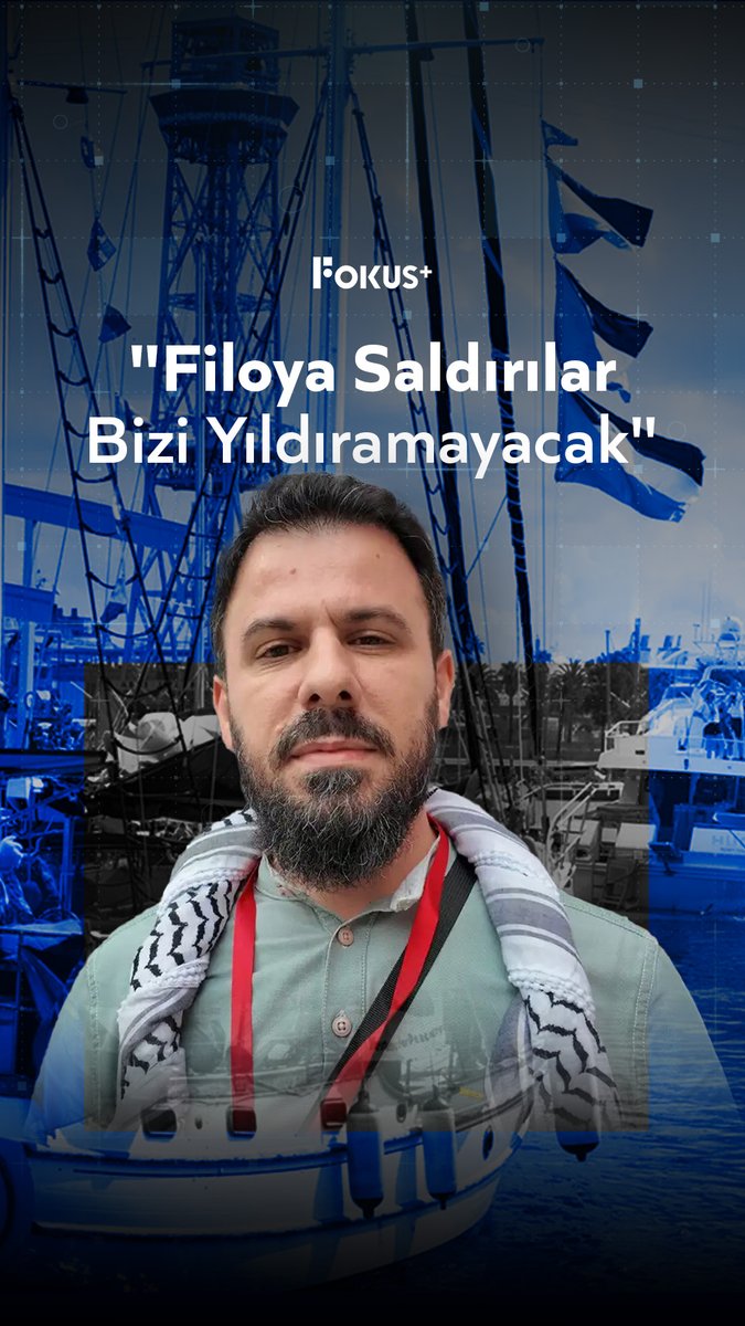 ➕ “Bu saldırılar motivasyonumuzu yükseltiyor, çünkü doğru yolda olduğumuzu gösteriyor.” ▪️ Sumud Filosu Saha Sorumlusu Davut Daşkıran; İsrail’in filoya yönelik saldırıları motivasyon kırmak ve yelkenli sayısını azaltmak amacıyla düzenlediğini, fakat başarılı olamayacağını belirtti. ▪️ Saldırıların motivasyon kırmak yerine bilakis daha da cesaretlendirdiğini ifade eden Daşkıran, Fokus+'a konuştu.