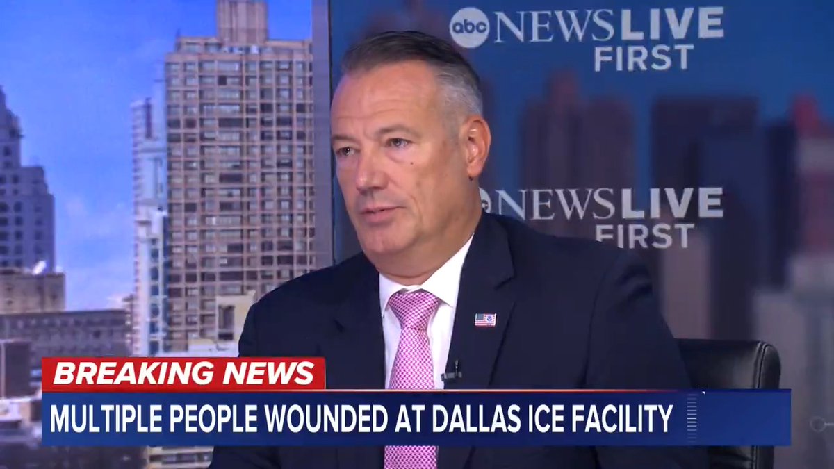 LATEST: There have been multiple fatalities in a shooting at the Dallas Immigration and Customs Enforcement field office, acting ICE director Todd Lyons confirmed to ABC News.
