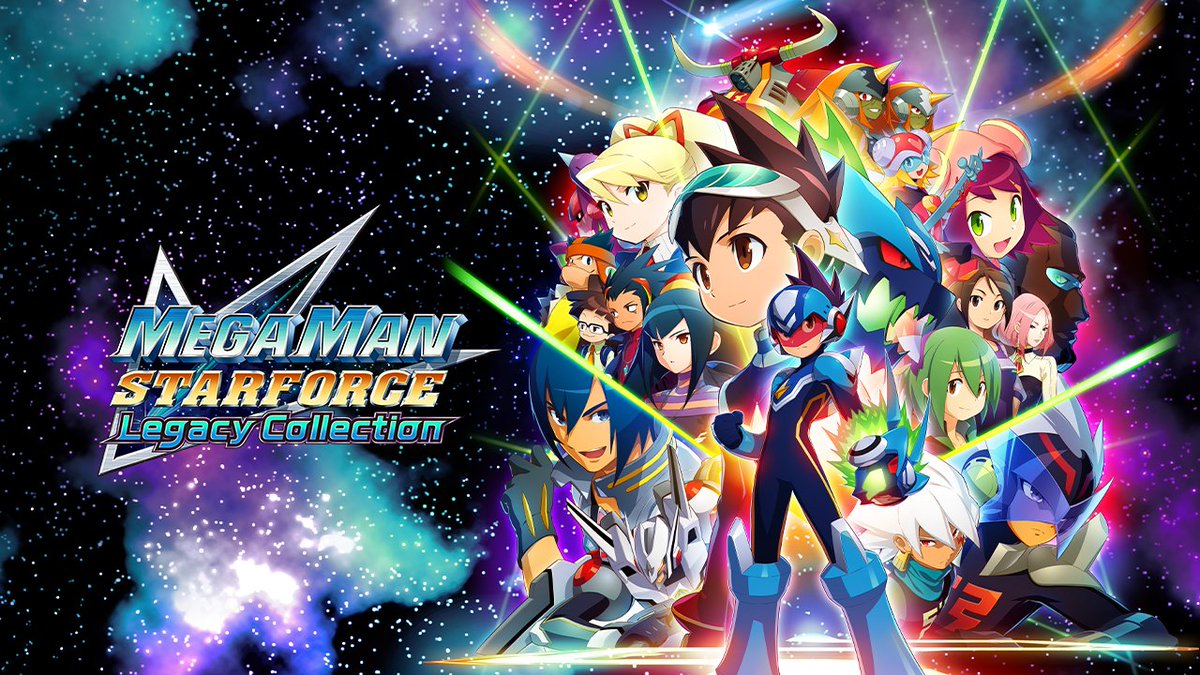 Experience the compelling story and battle or trade online with all the #MegaManStarForce games banded together in one package! Mega Man Star Force Legacy Collection pulses in on Nintendo Switch, PS4, PS5, Xbox One, Xbox Series X|S, and Steam in 2026! ☄️