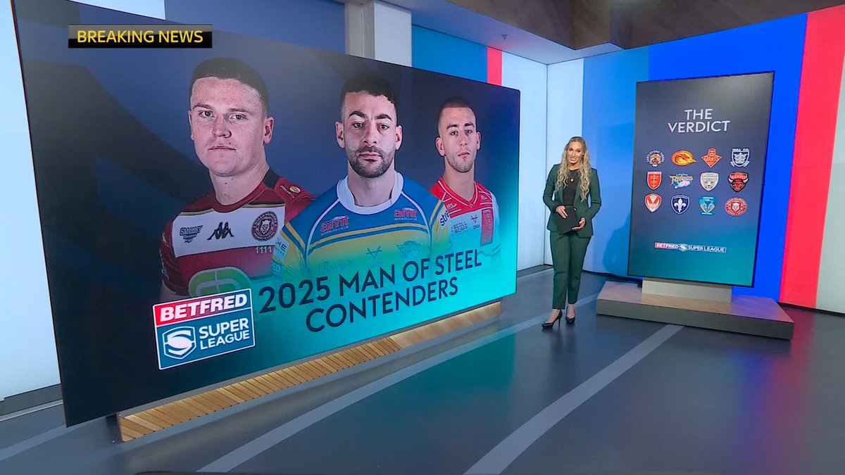 Jai Field ✅ Jake Connor ✅ Mikey Lewis ✅ The nominations for the 2025 Man of Steel award are in! 🗳️