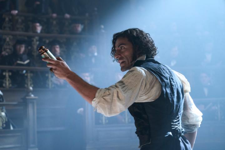 Only Monsters Play God. FRANKENSTEIN, a film by Guillermo del Toro, starring Oscar Isaac, Jacob Elordi, Mia Goth, and Christoph Waltz, is in select theaters October 17 and on Netflix November 7.