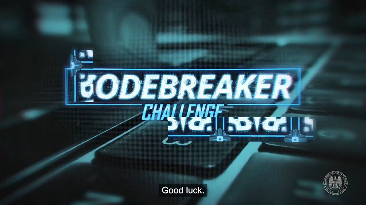 NSA's 12th annual Codebreaker Challenge is open for registration! Students will complete seven tasks that showcase the technical problems and analysis performed daily NSA. If you're ready to put your skills to the test, learn more and register for the challenge:
