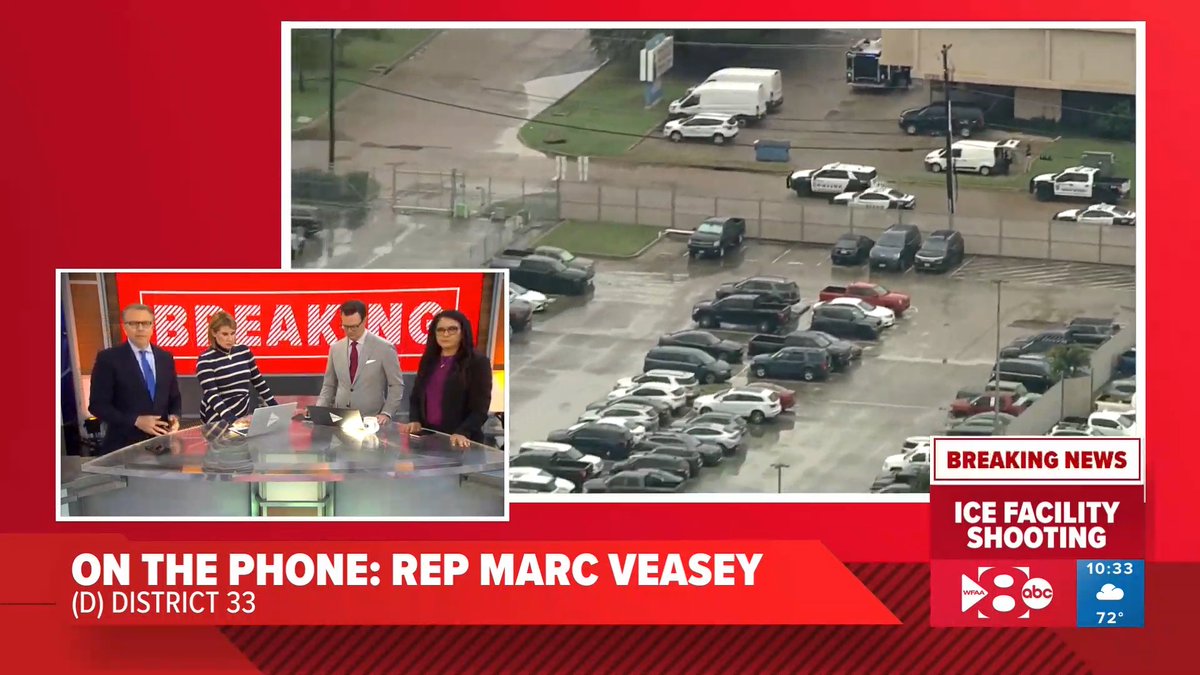 U.S. Rep. Marc Veasey (D-TX) blasts Sen. Ted Cruz (R-TX) for immediately characterizing the ICE shooting in Dallas as left-wing violence before the shooter's motive is proven. "If this is some sort of contest that we're having to see who can control the narrative and talking points on this instead of being transparent with the public — the fact that two people died, and they were migrants — then I think that is absolutely sickening."