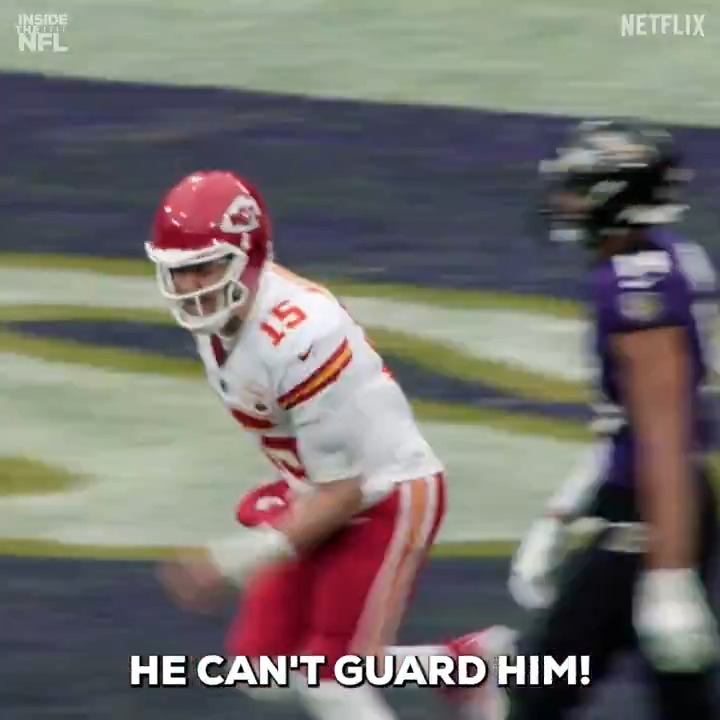 Patrick Mahomes talking about how Kyle Hamilton can't guard Travis Kelce has me so fired up! It is officially Ravens week! 😤🔥