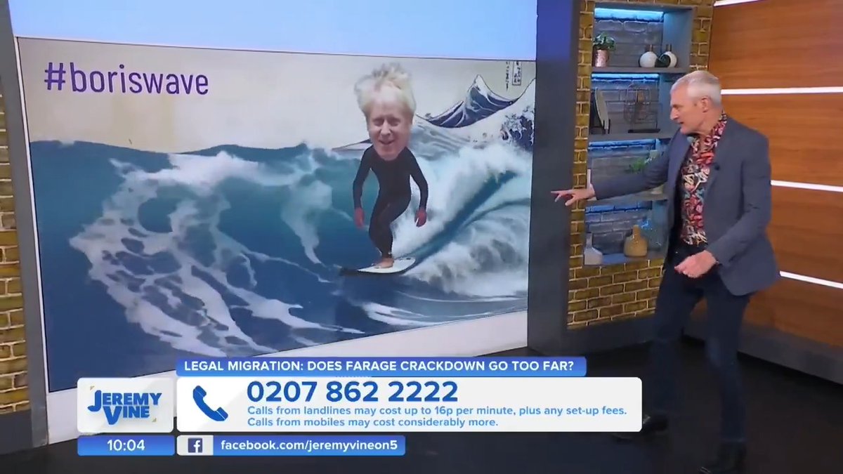 WATCH: Jeremy Vine explains the Boriswave. 🌊