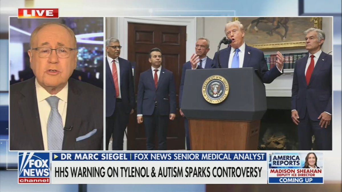 Fox Medical Analyst: Does acetaminophen during pregnancy cause autism? People out there need to know there's absolutely no proof whatsoever that that's the case. We distinguish between an association and cause and effect.