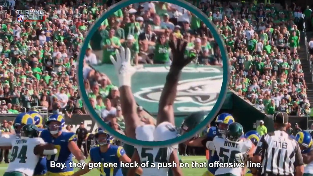 Film study matters. Jalen Carter and Jordan Davis exploited a Rams' weakness on tape from week 2, and it worked twice to perfection 😏 Louis Riddick | #NFLTurningPoint on ESPN+