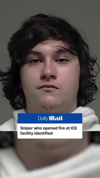 Sniper who opened fire at ICE facility identified.