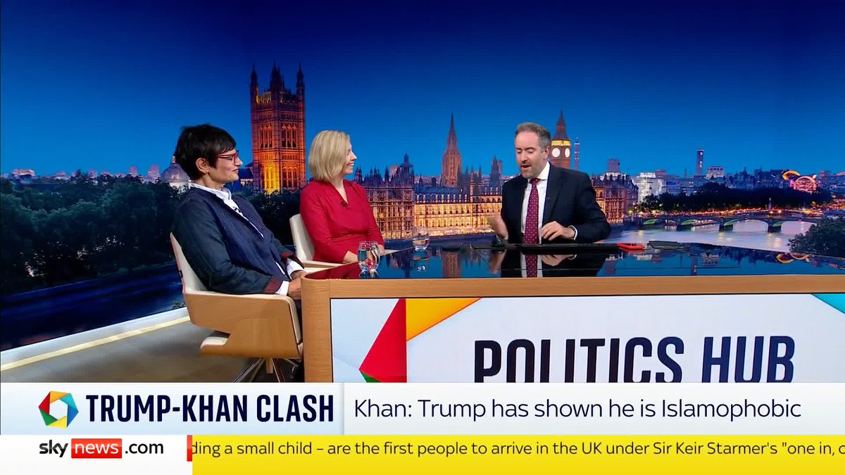 There's "no evidence" Sharia Law is or is not coming to London, says Dame Andrea Jenkyns DBE ๐ฌ๐ง. Reform UK's Mayor of Greater Lincolnshire speaks to Darren McCaffrey about the claim President Trump made about London at the UN. โฌ๏ธ