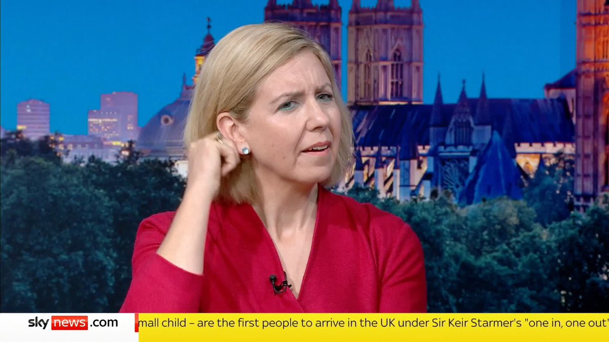 🗣️ "You can't just go around saying you've heard stuff, can you?" Darren McCaffrey challenges Dame Andrea Jenkyns on Nigel Farage's claim that migrants are eating swans. ⬇️