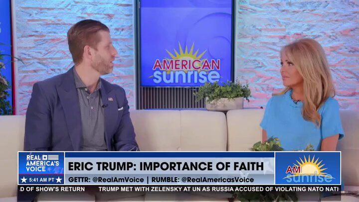 Eric Trump on Corey Comperatore: "That morning, he woke up and said, 'Donald Trump is gonna call me up on that stage.' He knew something. His wife is looking at him saying, 'Donald Trump is not gonna call you up on the stage, what are you talking about?' Faith is real. God was there. God was watching."