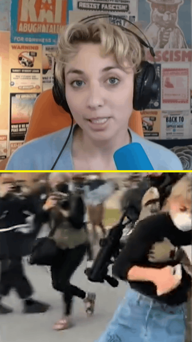 Congressional candidate Kat Abughazaleh was slammed to the ground by ICE agents on camera. If that’s public behavior, what happens in the dark?