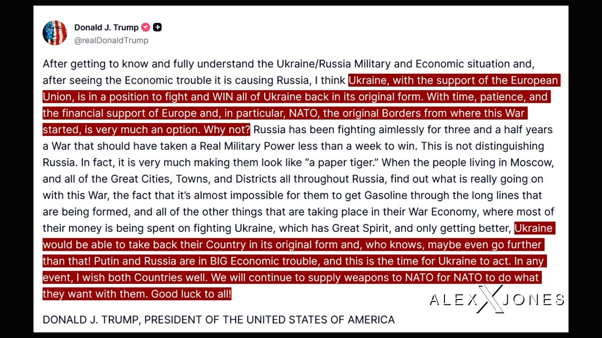 Why Is Trump Giving Public Approval To The Unelected EU's Plan To Destroy & Divide Russia Through The Ukraine War? "This Is Most Moronic, Dangerous Thing That I've Ever Seen Trump Do!"