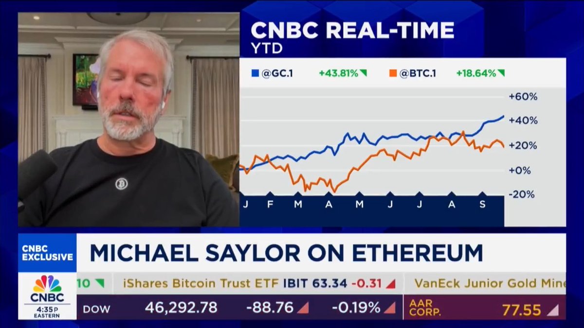 🔥 SAYLOR: "Bitcoin has emerged as a digital gold."