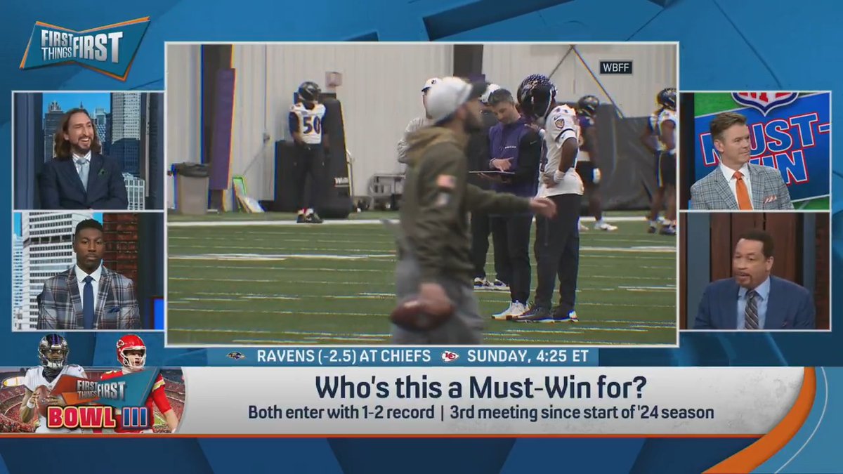Ravens at Chiefs is a must-win for Baltimore, according to Chris Broussard. And his explanation might surprise you 😅 “Your #1 fan on national TV is running out of bits. Am I supposed to come out on a stretcher next Monday if they get beat?… An ambulance gonna bring me in?” 😭